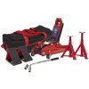 Sealey 1020LEBAGCOMBO Trolley Jack 2tonne Low Entry Short Chassis - Red & Accs
