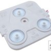Moduł LED SUB LENS 5W;4000K;IP65 500lm;12VDC;3xSMD3030;wym.60x60x4mm