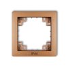 DECO Ramka pośrednia do wyłączników IP44 złoty metalik 8DRPH KARLIK