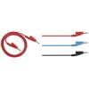 Rohde & Schwarz 3594.3860.02 HZ10R Test Lead Kit, Banana Jack, 1m, Red