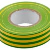 Taśma izolacyjna PVC 711E żółto-zielona 0,13 x 15mm x 10m / 25219