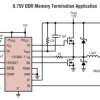 High Power Synchronous Switching Regulator Controller for DDR Memory Termination