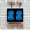 Adafruit Dual Alphanumeric Display - Blue 0.54