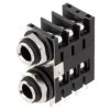Złącze Jack 6,3mm, żeńskie, gniazdo, kątowe 90, stereo ACJS-MHDE
