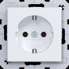 WAS1100WM Protective contact socket, A.x/C.x, light white, matt