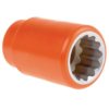 Nasadka Izolowana nasadka standardowa z gniazdem 1/2 cala 20mm izolowana ITL Insulated Tools Ltd