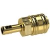 Quick-release coupling, L 63 mm, 35 bar, brass, for hose, 107218