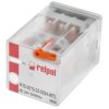 Przekaźnik mocy 24V ac 3PDT Relpol 2.8W, Wciskane 75Ω Wciskane