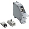 Lütze 490209 RJ45 Socket 8 Pins TS35 Rail Mount Cat. 6A Actuator-Sensor