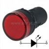 Kontrolka AD16-22DS Rm 230VAC czerwona 28mm