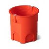 Puszka podtynkowa 60mm głęboka z wkrętami pomarańczowa PK-60 LUX 0206-51