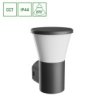 Oprawa Elewacyjna Stella Round Wall Gu10 6W 450Lm Cct Ip44 Ik08 Czarny