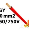 Przewód LGY 70 mm2 czerwony (450/750V) jednożyłowy linka H07V-K (bębnowy) G-106118 TELEFONIKA