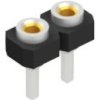 Socket header, 2 pole, pitch 2.54 mm, straight, 10043026