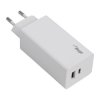 Ładowarka sieciowa Akyga AK-CH-20 100W USB-C USB-A PD GaN 5-20V / 1.5-5A biała