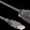 61412 USB converter, A to RS232, ESD, status LEDs, 20 cm