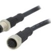 M12a12ml12aflsd001 Kabel Do Czujników/Automatyki 12Pin M12-M12 1M Wtyk Wtyk