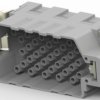 Pin contact insert, H-B 16, 40 pole, crimp connection, T2050802101-007