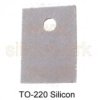 TO-220 silicon insulating pads (10 pack)