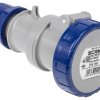 Złącze przemysłowe - zasilające 16A Gniazdo 230 V 2P + E Żeński Scame Niebieski Montaż na kablu, IP67