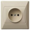 AKCENT beż GP-1A/01 gniazdo pojedyncze bu OSPEL