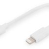 USB connection cable, USB plug type C to lightning plug, 2 m, white, DB-600109-020-W