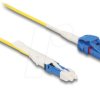 88299 Fiber optic cable, CS / LC Duplex UPC, OS2 Uniboot 1 m