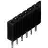 Socket header, 20 pole, pitch 2.54 mm, straight, black, BL 1 20 G