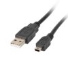 Kabel połączeniowy miniUSB 2.0 /Canon/ Typ USB A/miniUSB B(5pinów), M/M czarny 0,3m CA-USBK-10CC-0003-BK
