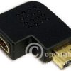 PRZEJŚCIE HDMI GNIAZDO-WTYK KĄTOWE BOCZNE (ZLHDMI GN/WT-BOK)
