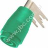 3263-PCB-GN Gniazdo bezp. 4mm, przyłącze lutowane do PCB, 25A, zielony, ELECTRO-PJP, 3263PCBGN