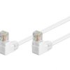 Kabel Patchcord Cat 5e U/UTP (2x90°) RJ45/RJ45 5m biały