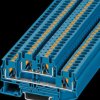 3211793 Double-deck terminal block, PTTB 4, blue