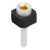 Socket header, 1 pole, pitch 2.54 mm, straight, MK LP 19 1 Z