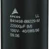 Kondensator 22000μF 100V dc Montaż na kołku EPCOS 64.3 (Dia.) x 105.7mm