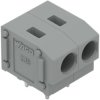 PCB terminal, 2 pole, pitch 5 mm, AWG 20-14, 24 A, push-in, gray, 235-402