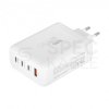 Ładowarka sieciowa GaN 1x USB typ-A Quick Charge 3.0 + 3x USB typ-C Power Delivery 3.1 [140W]