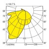 Lampa sufitowa RIDI 0460014SI 0460014SI 1218 lm srebrny