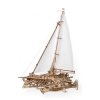 Trimaran Merihobus - jacht - model mechaniczny do składania - fornir - 237 elementów - Ugearsmodels 70059