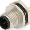 Circular connector, 3 pole, solder connection, straight, T4142012031-000