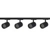 Zestaw oświetlenia szynowego Tokio SET 1F czarny 4xGU10 Light Prestige