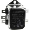 Filtr RFI 12A 1-fazowy 1MΩ 250 V AC 0 → 400Hz 700 μH Schaffner Montaż w obudowie