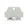 WAGO 260-361 End Plate with Fixing Flange Grey