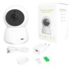 Kamera IP WiFi, obrotowa, HD, MIC, Intercom, microSD.