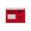 HEAD 1554042 Document Wallet Red Self-adhesive C5 Multilingual 250 pcs