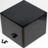 ABS enclosure, (L x W x H) 120 x 120 x 94 mm, black (RAL 9005), IP54, 1591VSBK