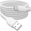 Silikonowy kabel połączeniowy DIGITUS USB-C, 0,5m, biały