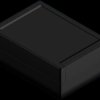 ABS enclosure, (L x W x H) 188.5 x 133.5 x 75.5 mm, black (RAL 9004), IP54, TK44.9