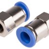 Złączka pneumatyczna R 1/8 żeńskie Wciskane 10 mm RS PRO Adapter gwintowany prosty R 1/8 żeńskie