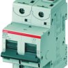Wyłącznik nadprądowy MCB, Typ B, 2-biegunowy, 63A, 400V, 250V, na szynę DIN, ABB S802S-B63, S800S